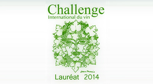 2014 winner of the Challenge International du vin
